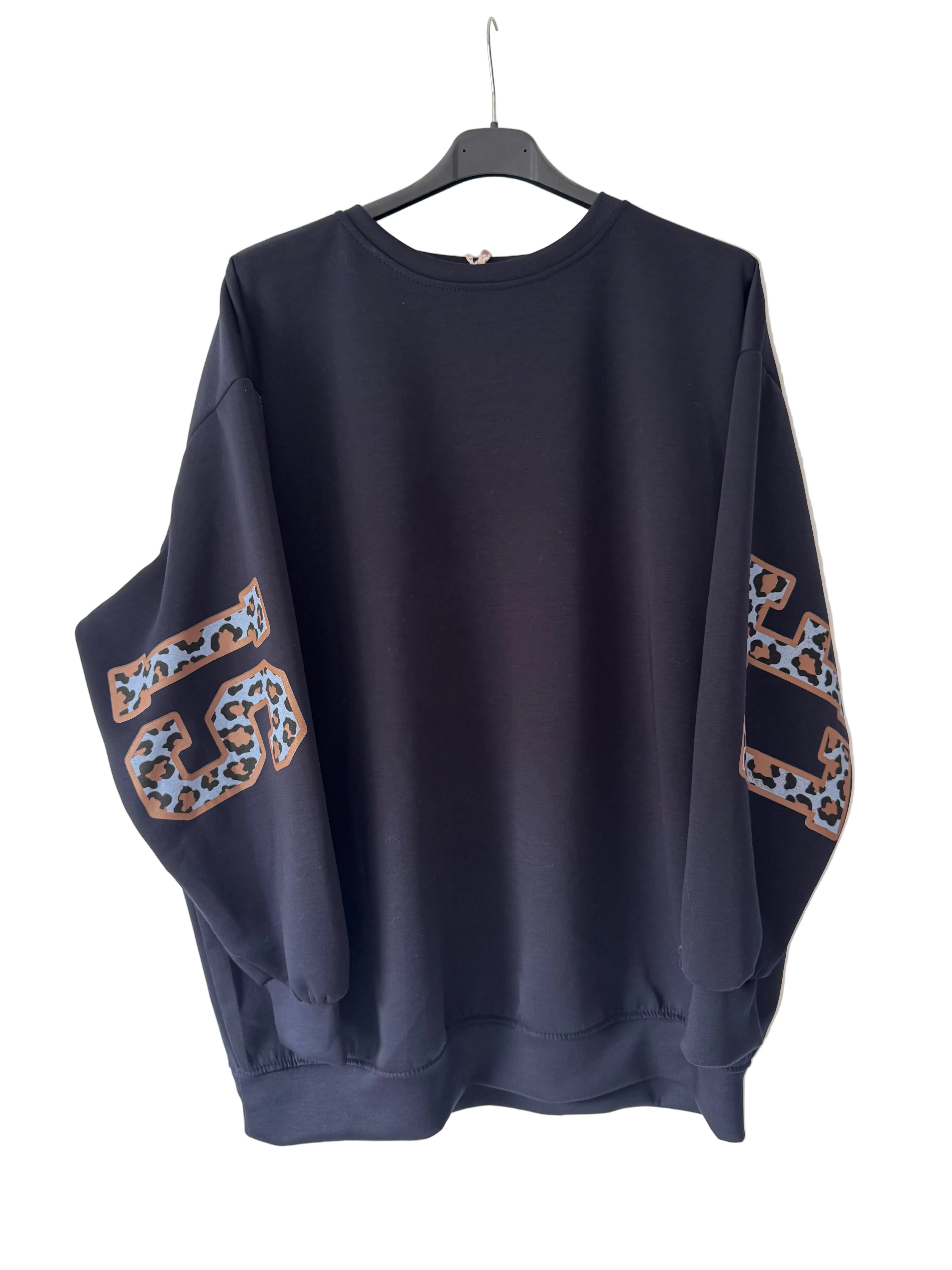 Sweatshirt mit Leo Print