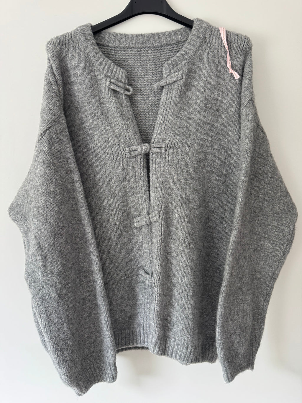 Strickweste im Military Style