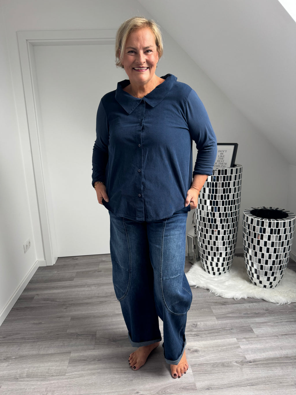 Barrel Jeans wide leg Esvivid