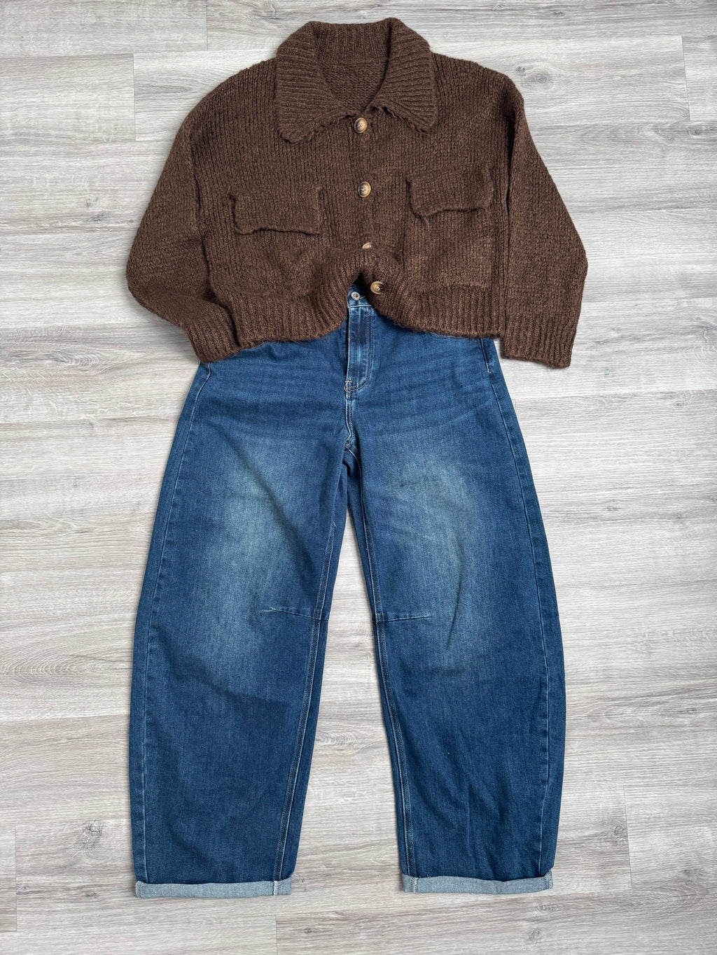 Tolle Barrel Jeanshose 9375