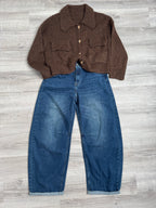 Tolle Barrel Jeanshose 9375