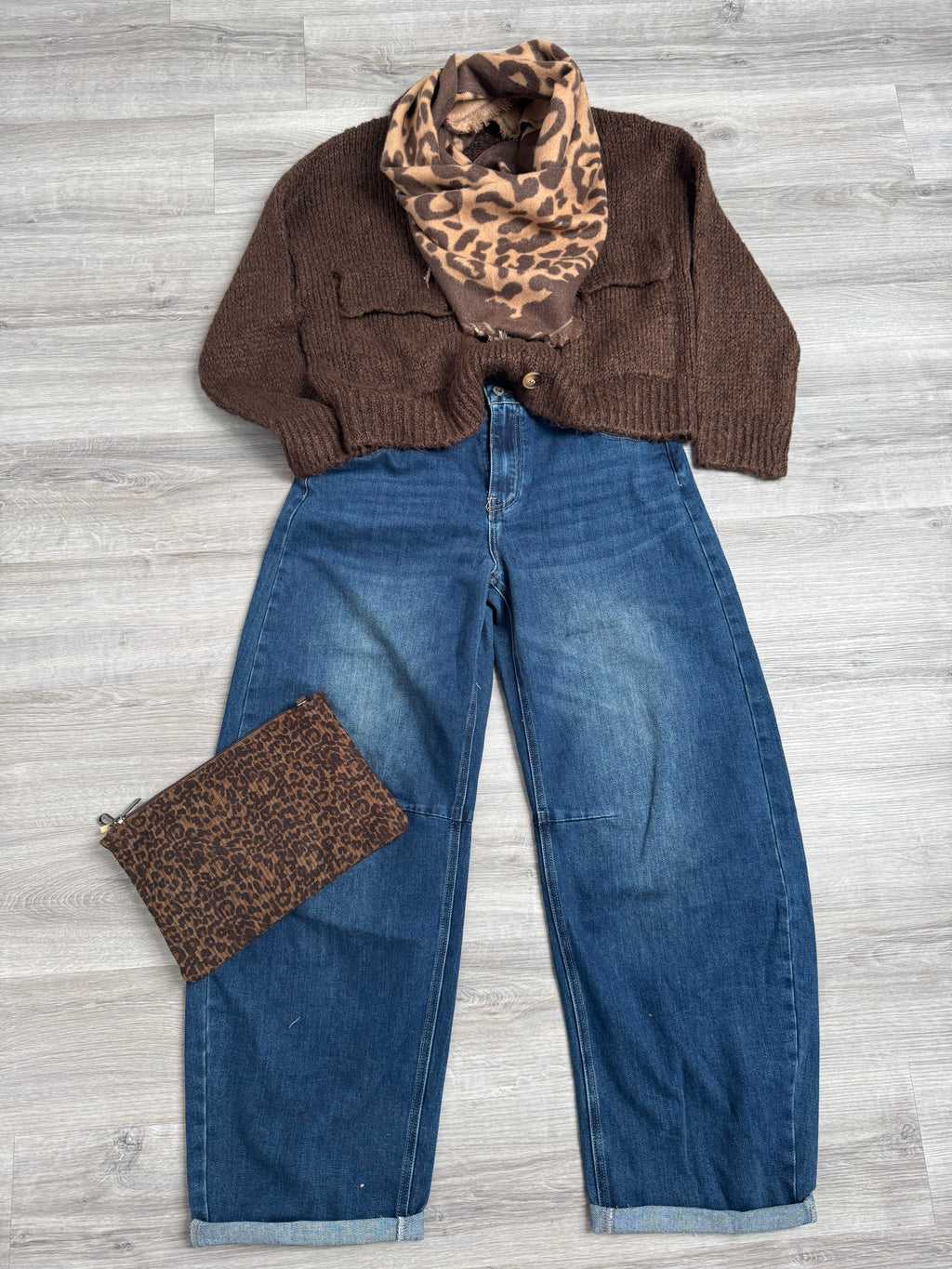 Tolle Barrel Jeanshose 9375