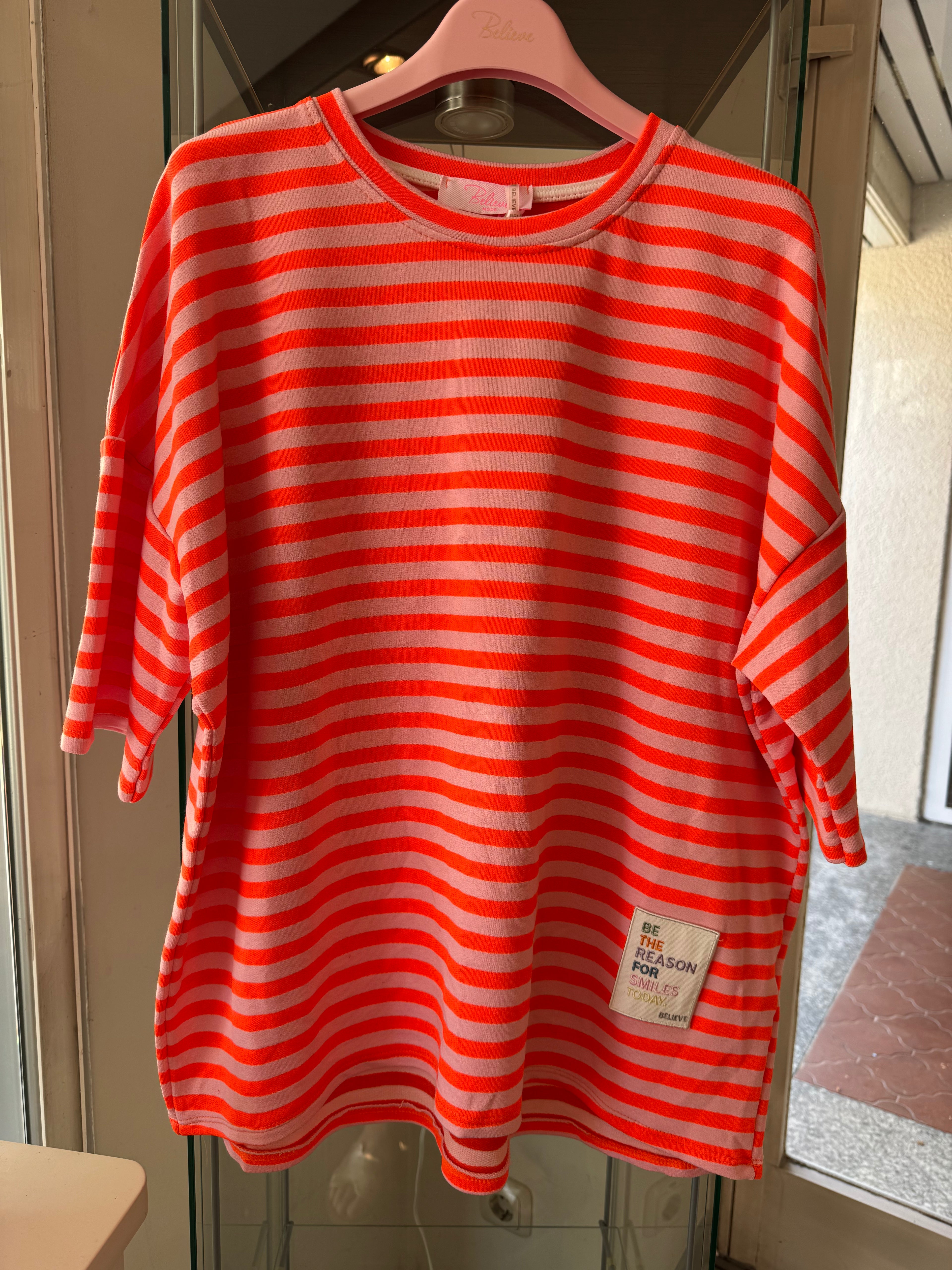 Sweatshirt gestreift