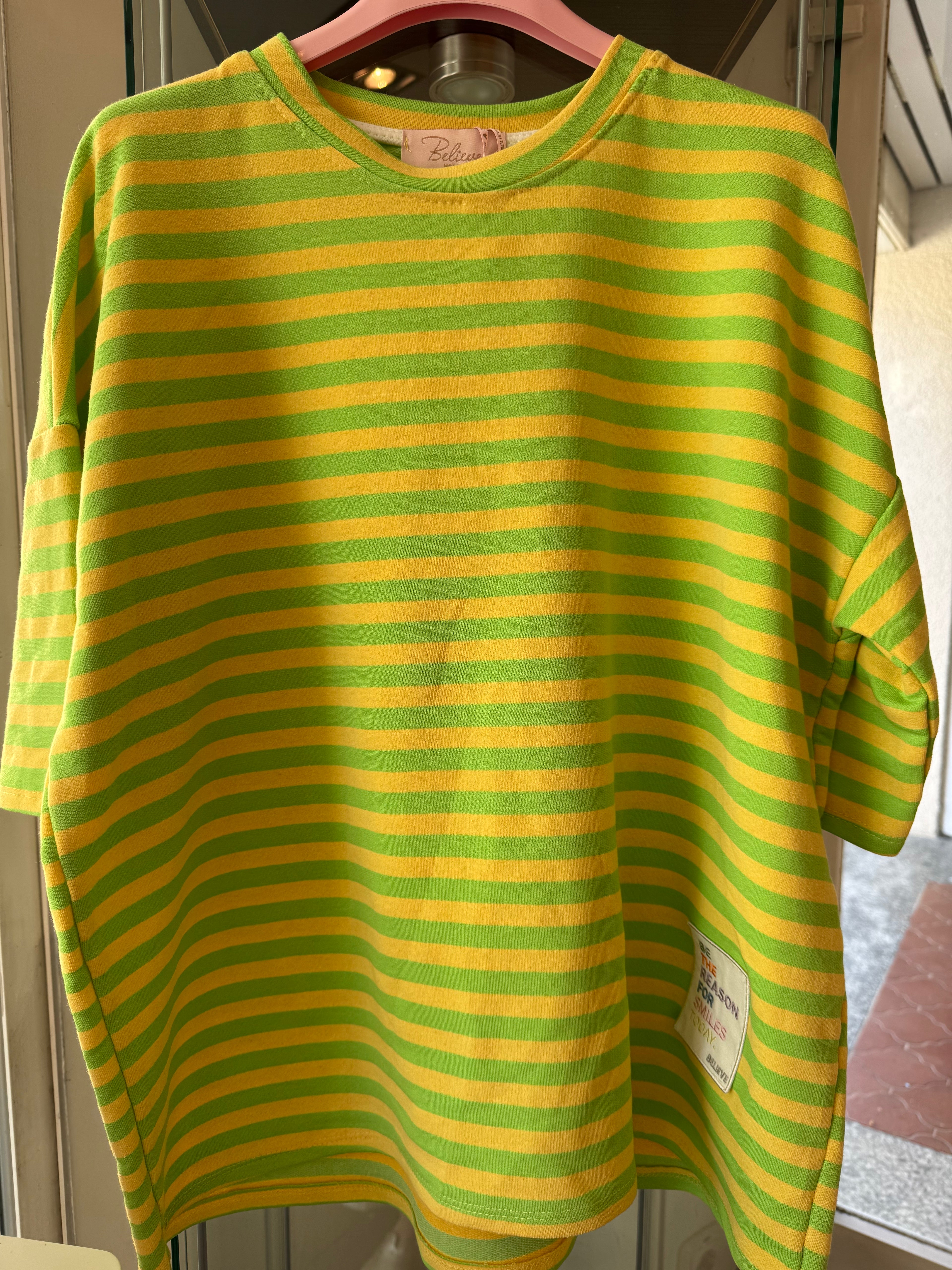 Sweatshirt gestreift