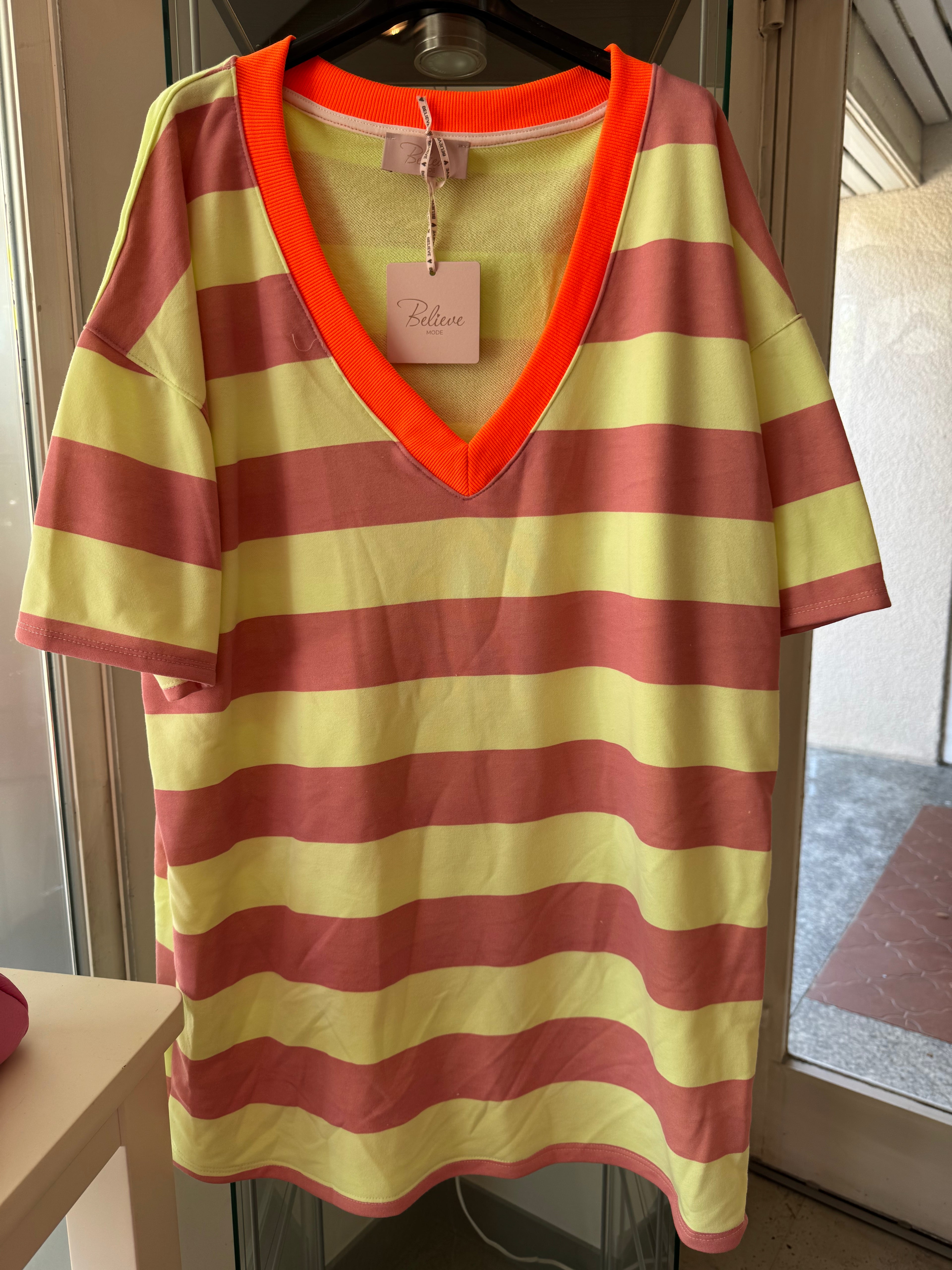 Longshirt/Kleid gestreift