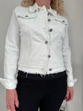 Coole Jeansjacke mit Fransen