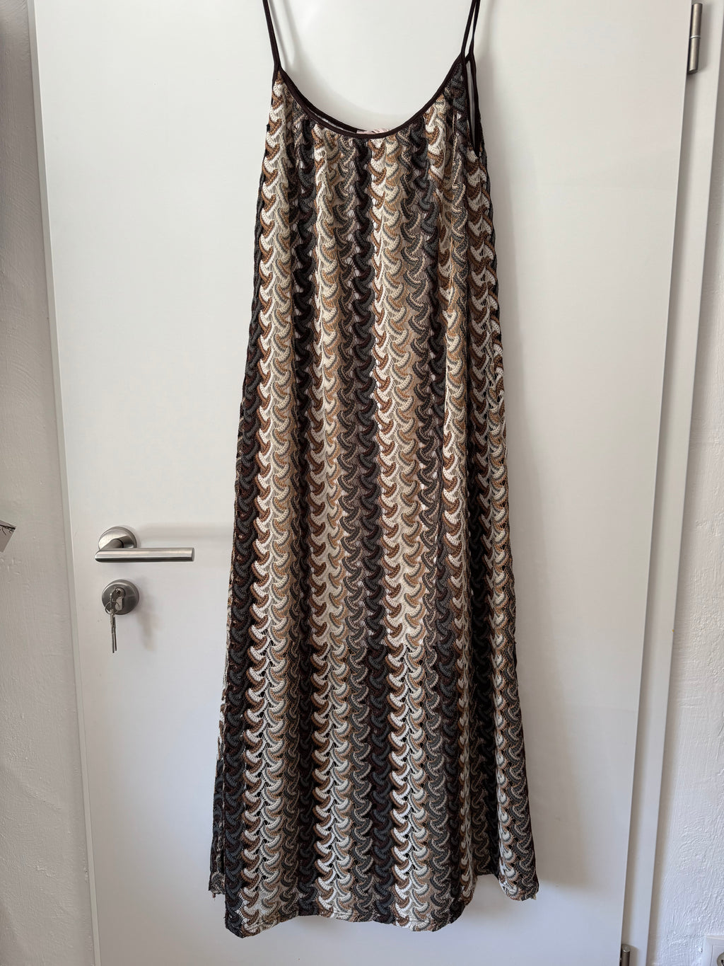 Spagettiträgerkleid bunt