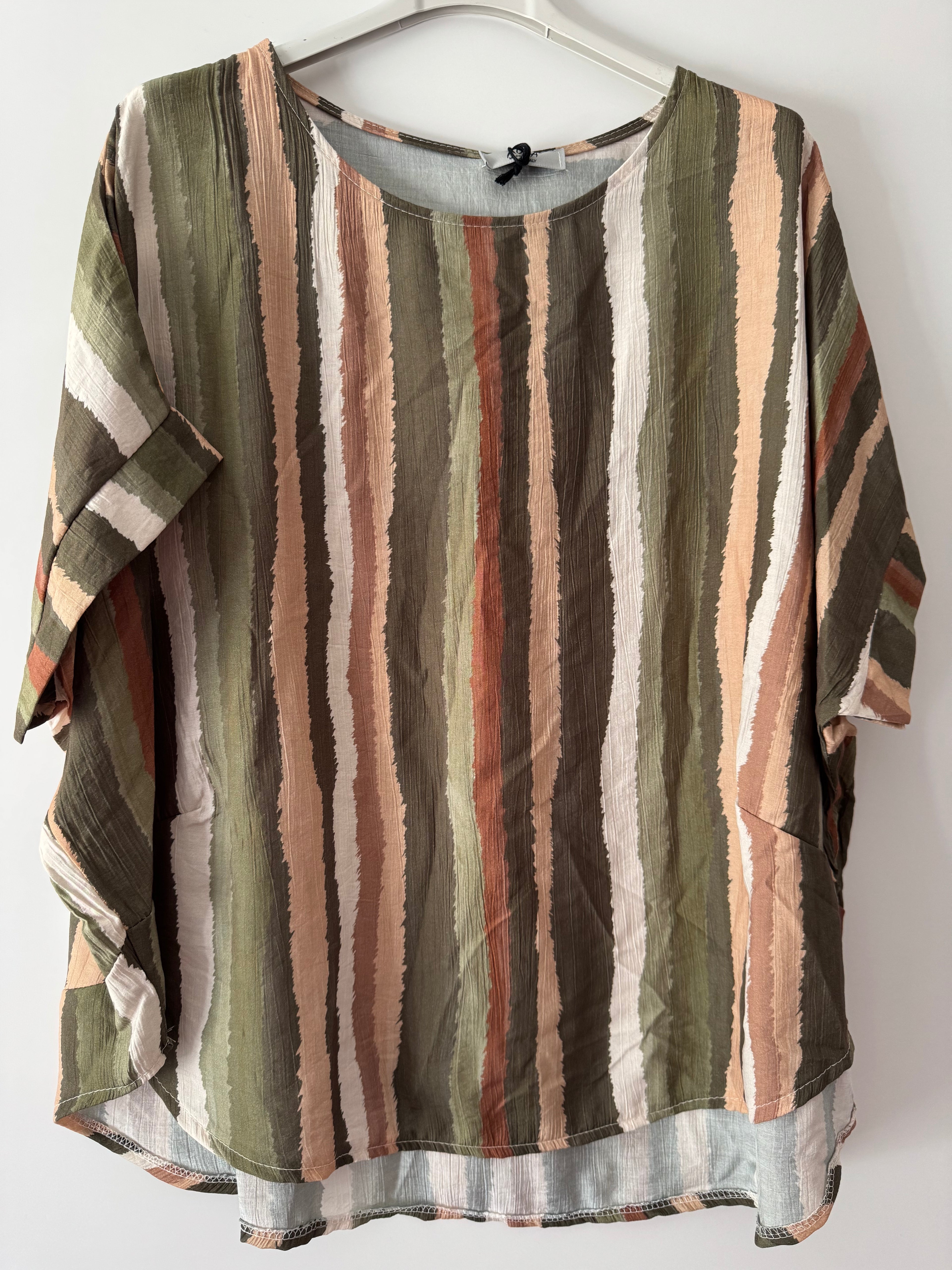 Bluse bunt gestreift