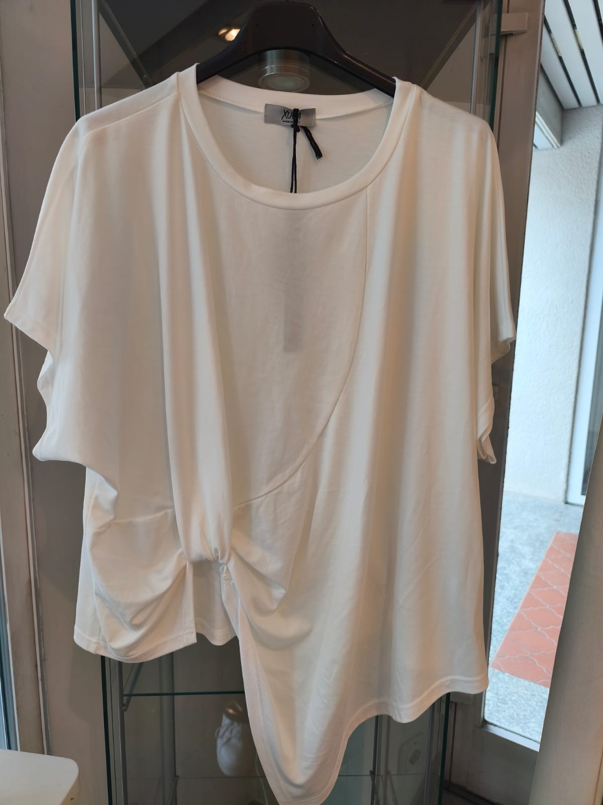 Shirt mit Raffung