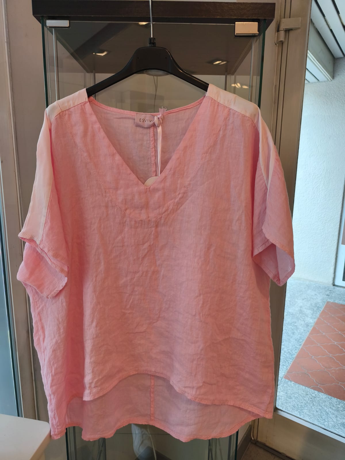 Oversize Leinenshirt