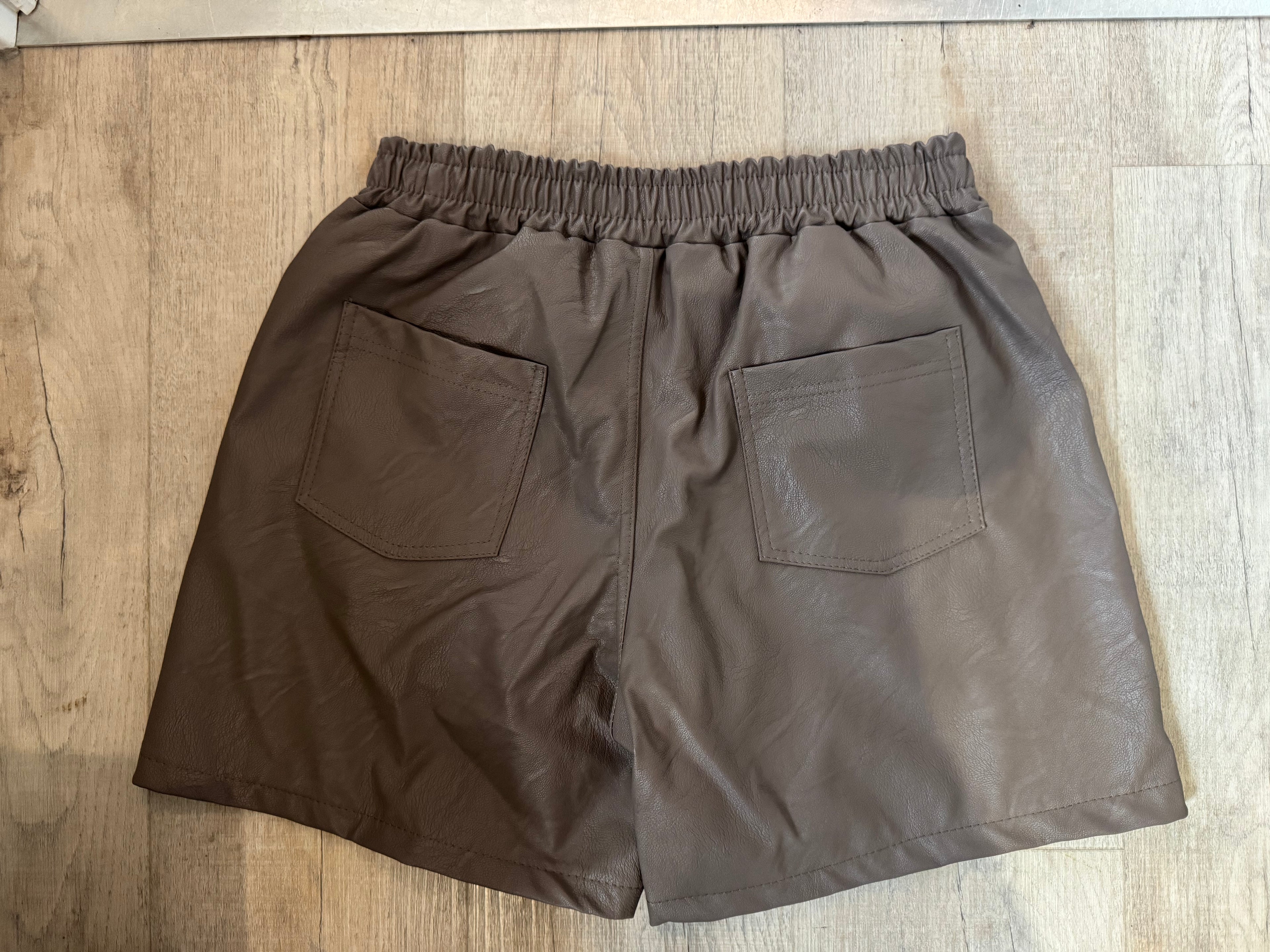 Lederoptikshorts