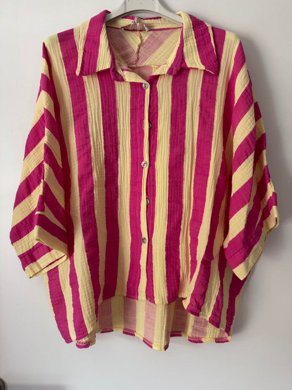 Musselinbluse gestreift