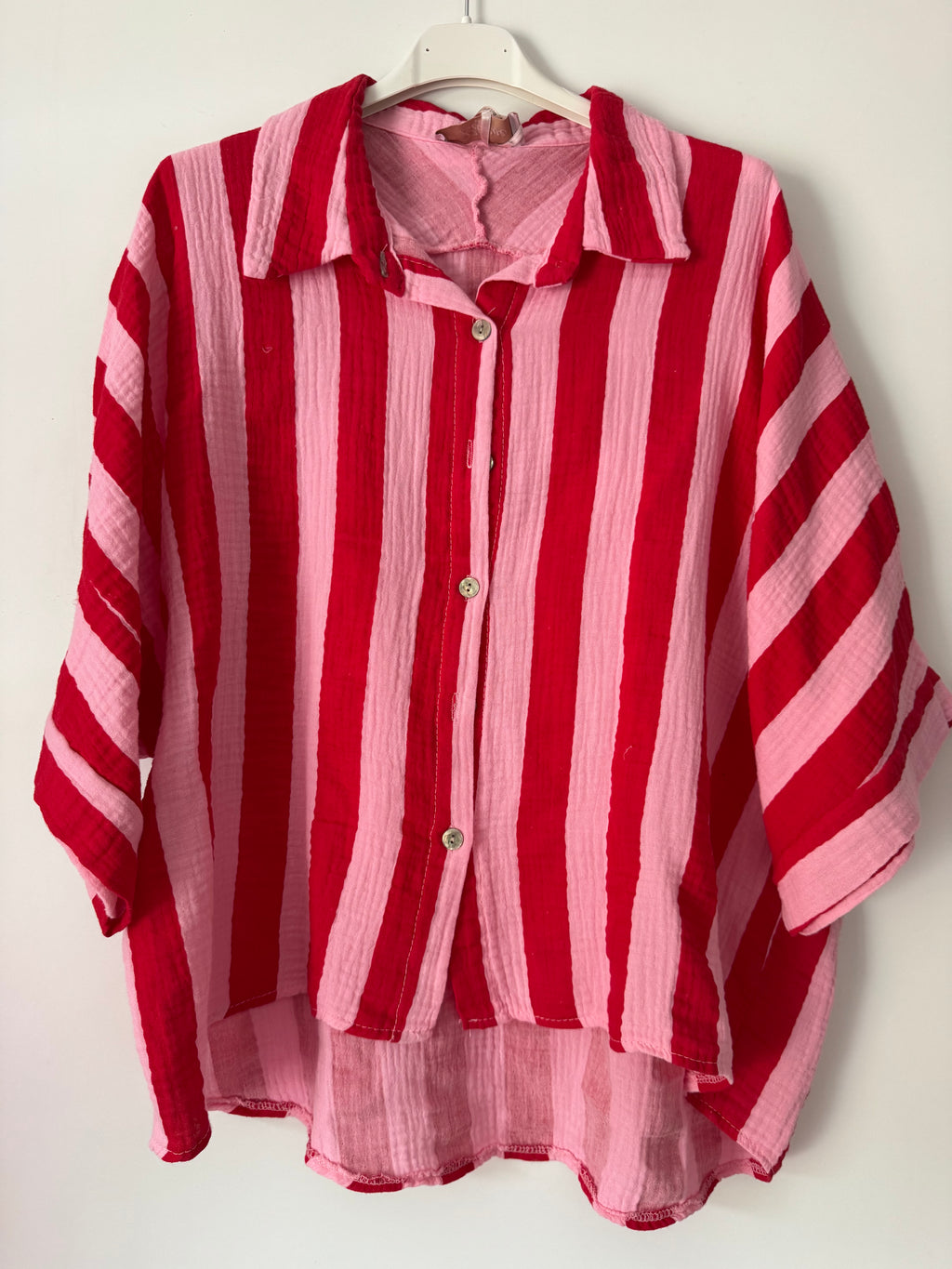 Musselinbluse gestreift