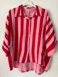 Musselinbluse gestreift