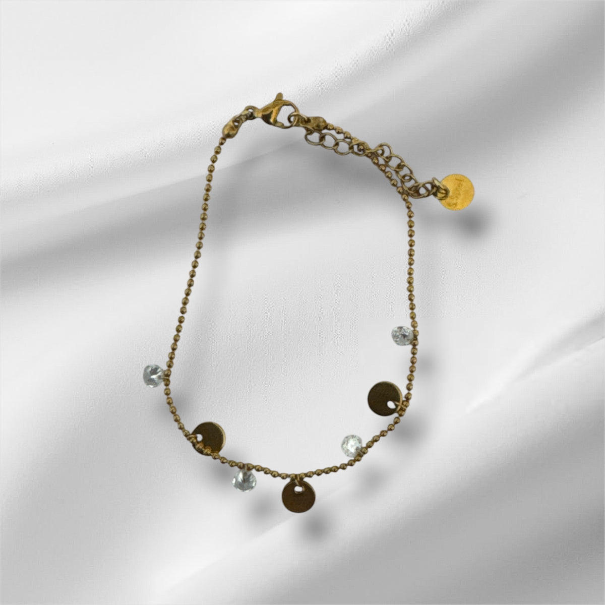 Goldenes Edelstahlarmband