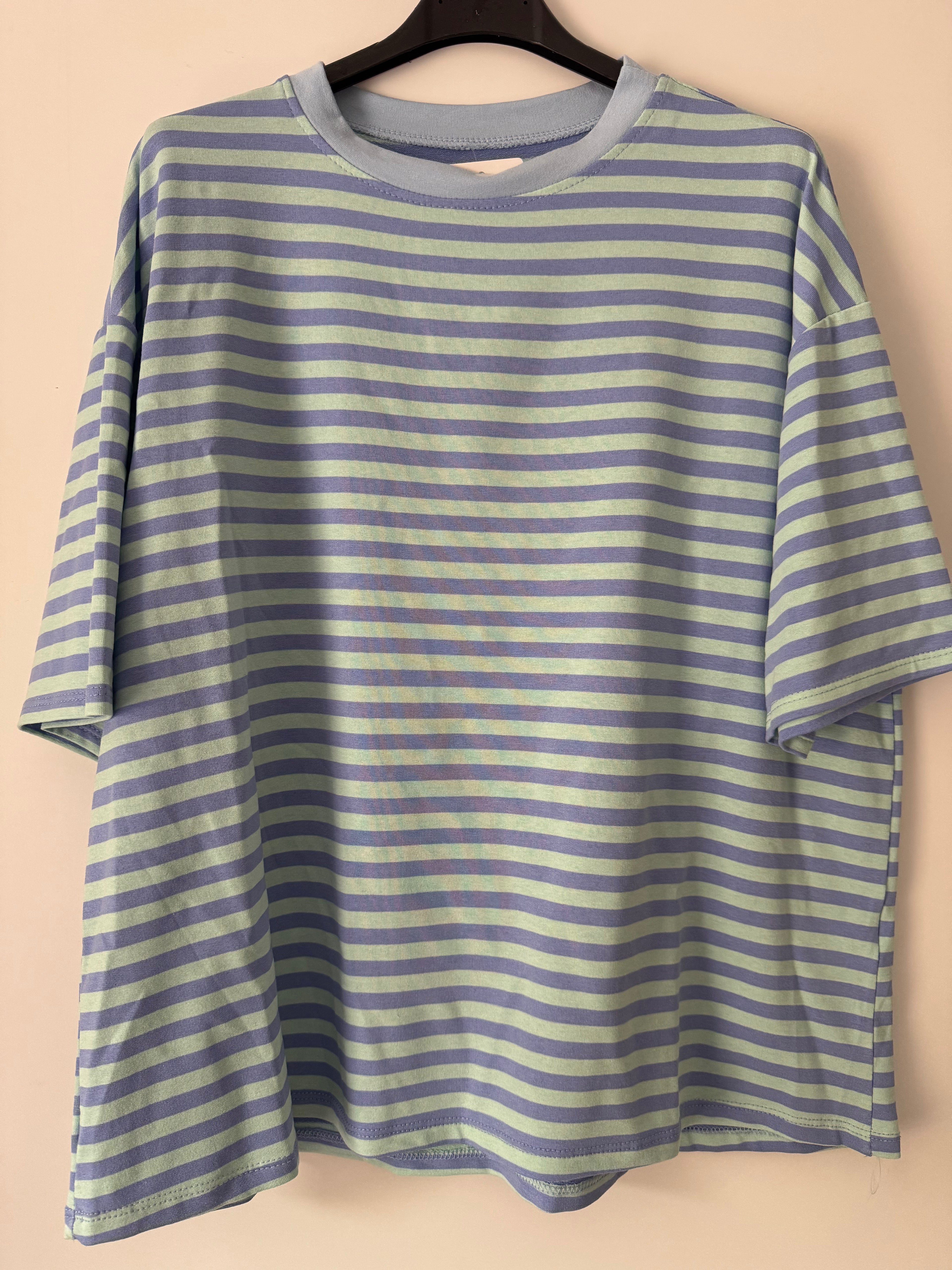 T Shirt gestreift Viskose