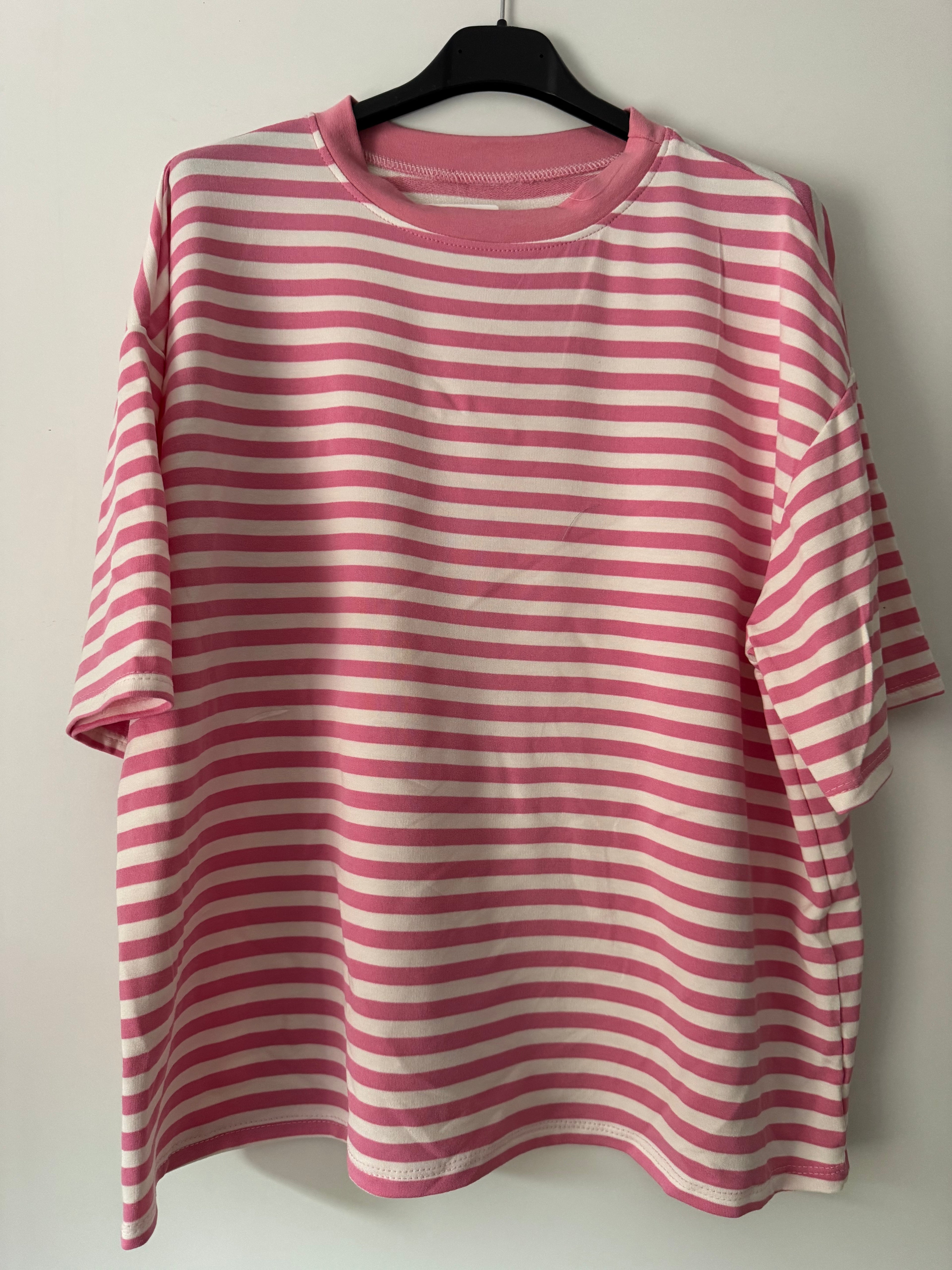 T Shirt gestreift Viskose