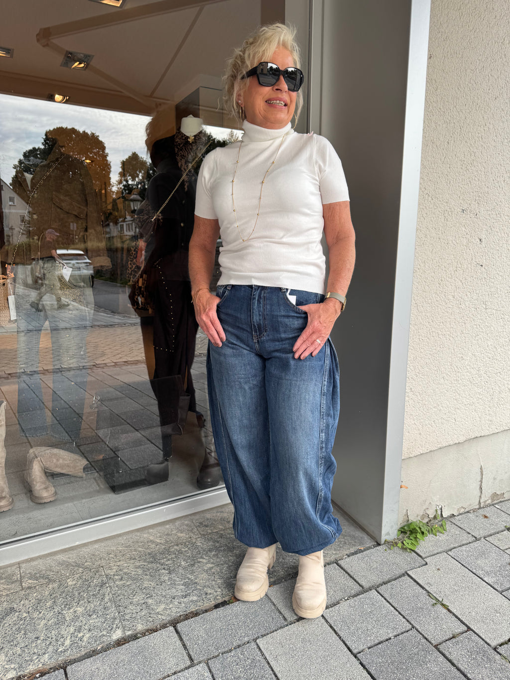 Jeans Ballonhose sexy woman