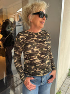 Camouflage Shirt mit Kashmir und Modal