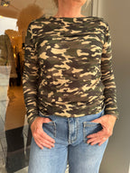 Camouflage Shirt mit Kashmir und Modal