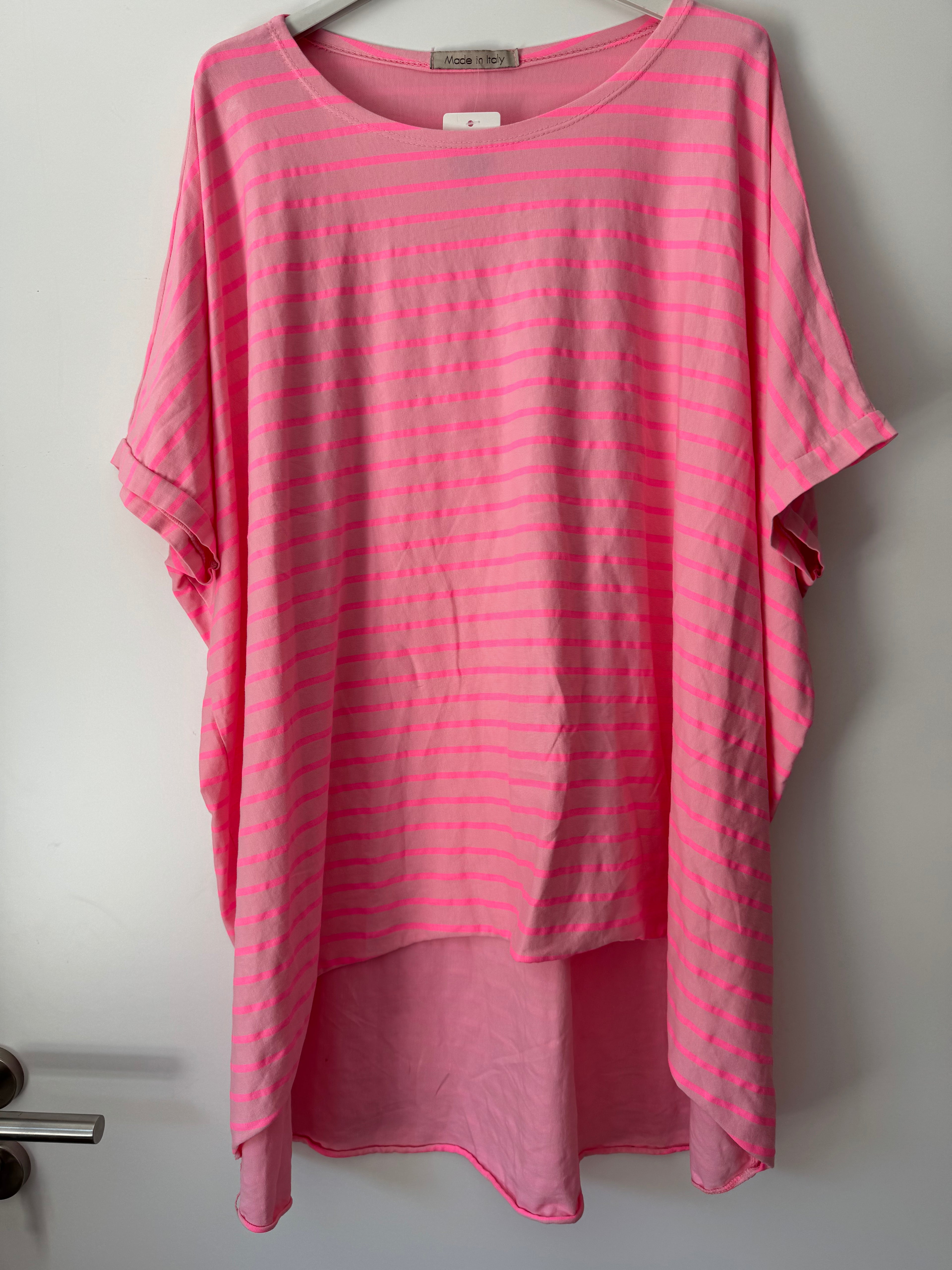Oversize T Shirt gestreift