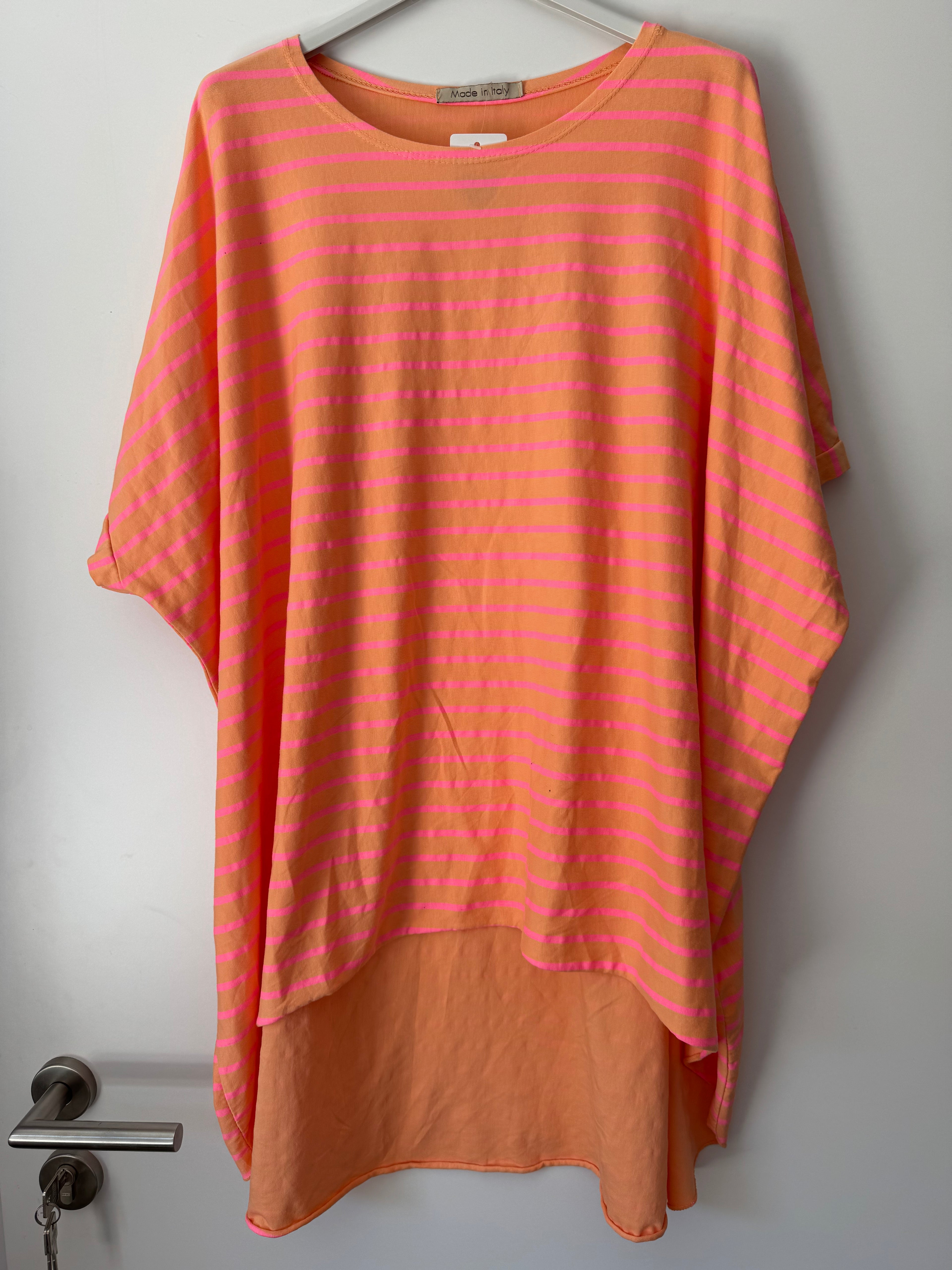 Oversize T Shirt gestreift