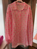 Musselinbluse mit Herzchen