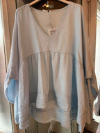 Weite Boho Bluse