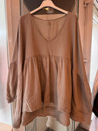 Weite Boho Bluse