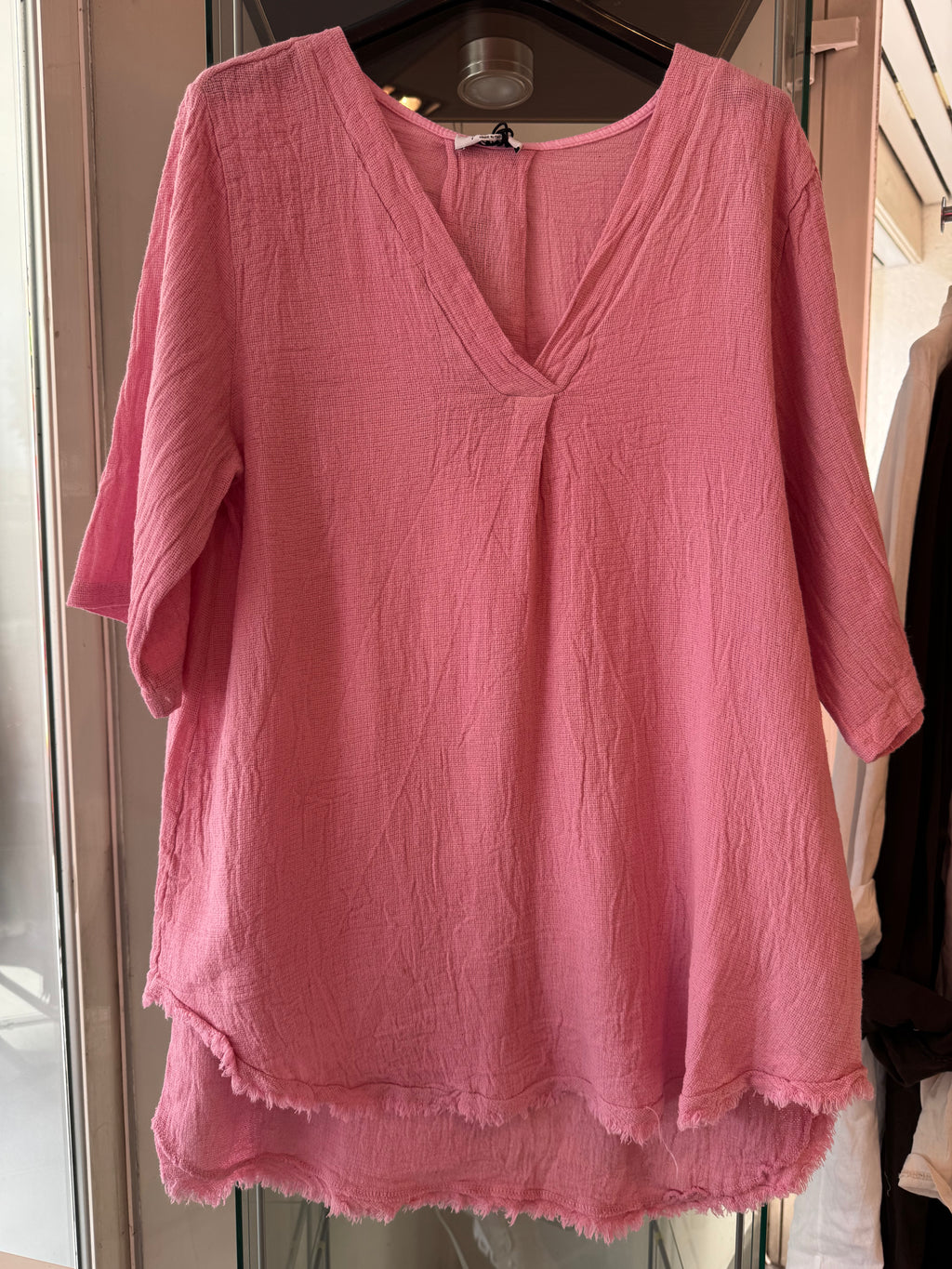 Leinen-Baumwollmix  Shirt