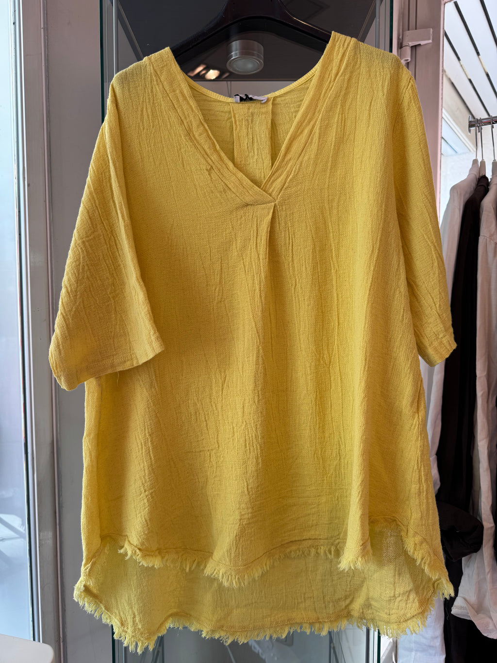 Leinen-Baumwollmix  Shirt