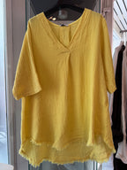 Leinen-Baumwollmix  Shirt