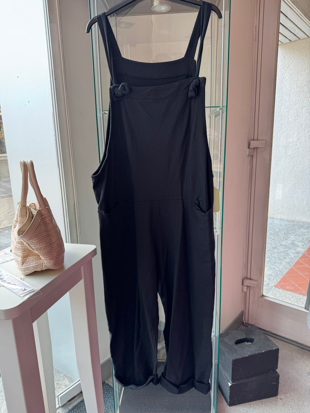Sweat-Latzhose