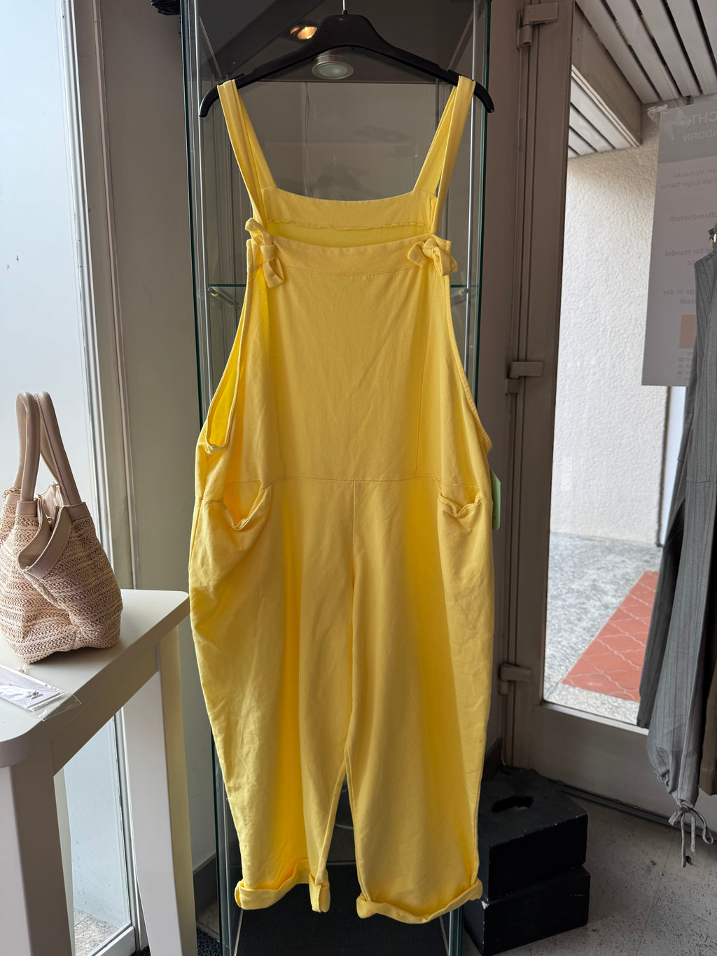 Sweat-Latzhose