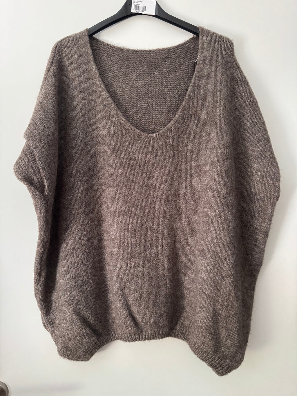Strickpullunder mit V Ausschnitt