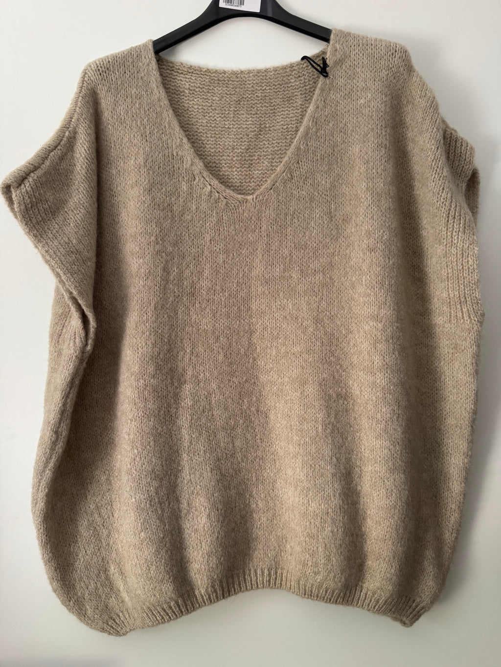 Strickpullunder mit V Ausschnitt