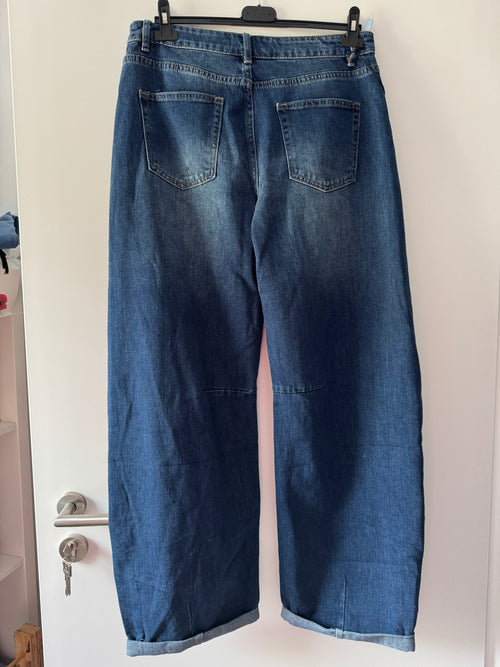 Barrel Jeans mit hohem Stretchanteil