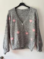 Strickjacke Hearts
