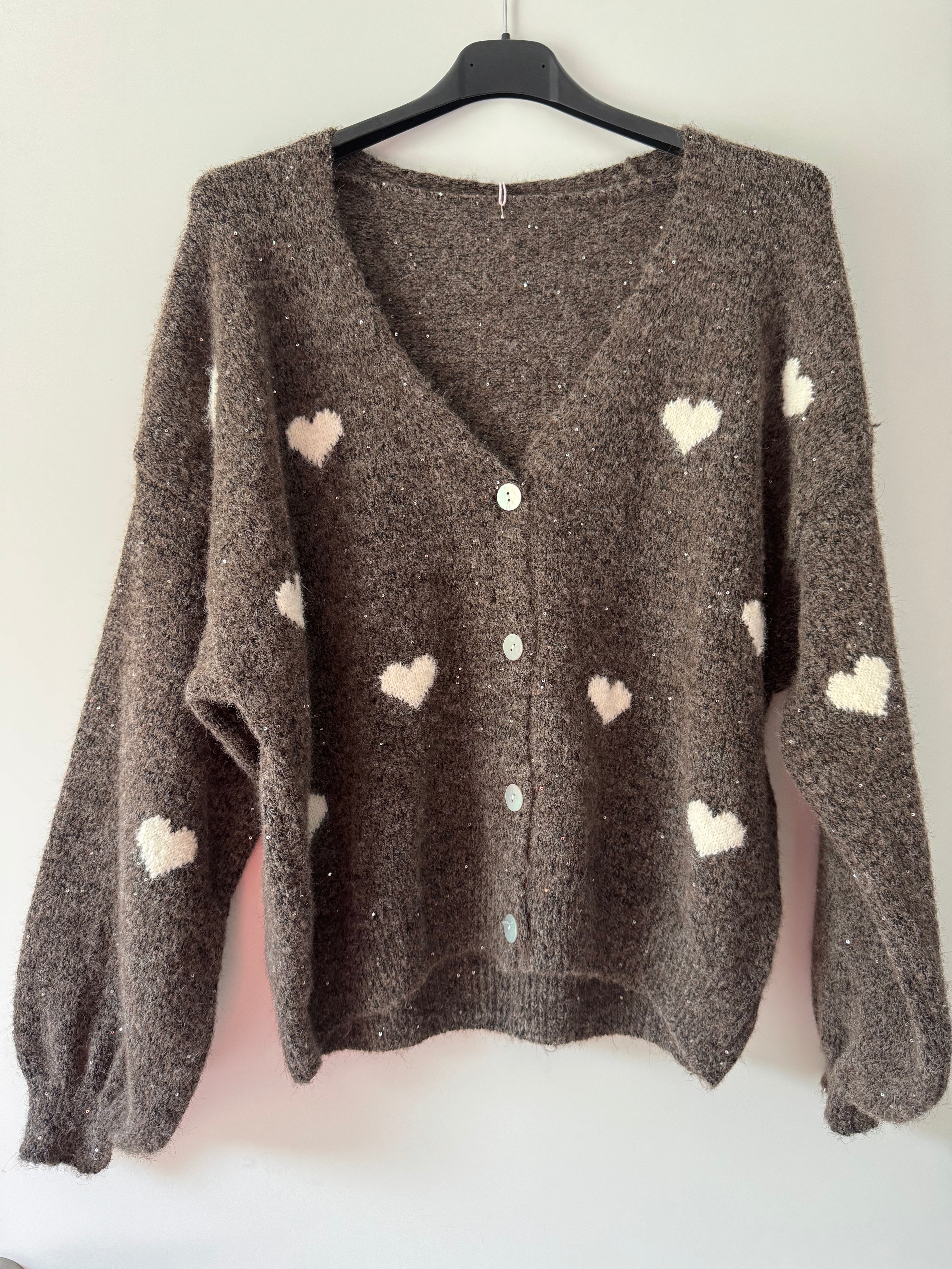 Strickjacke Hearts