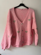 Strickjacke Hearts
