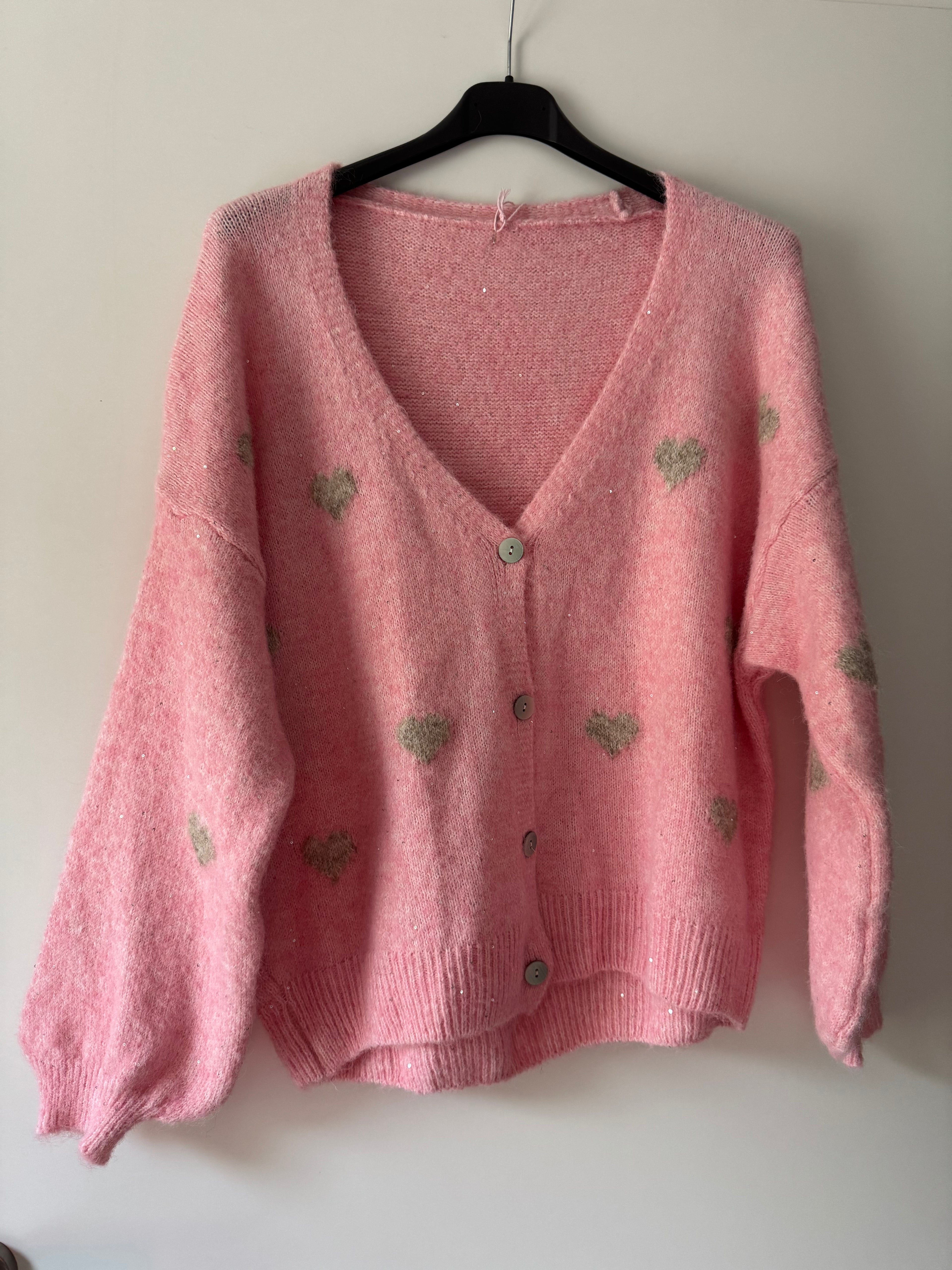 Strickjacke Hearts