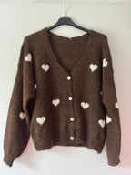 Strickjacke Hearts