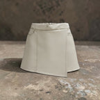 Lederimitat Skort Rock trifft Shorts