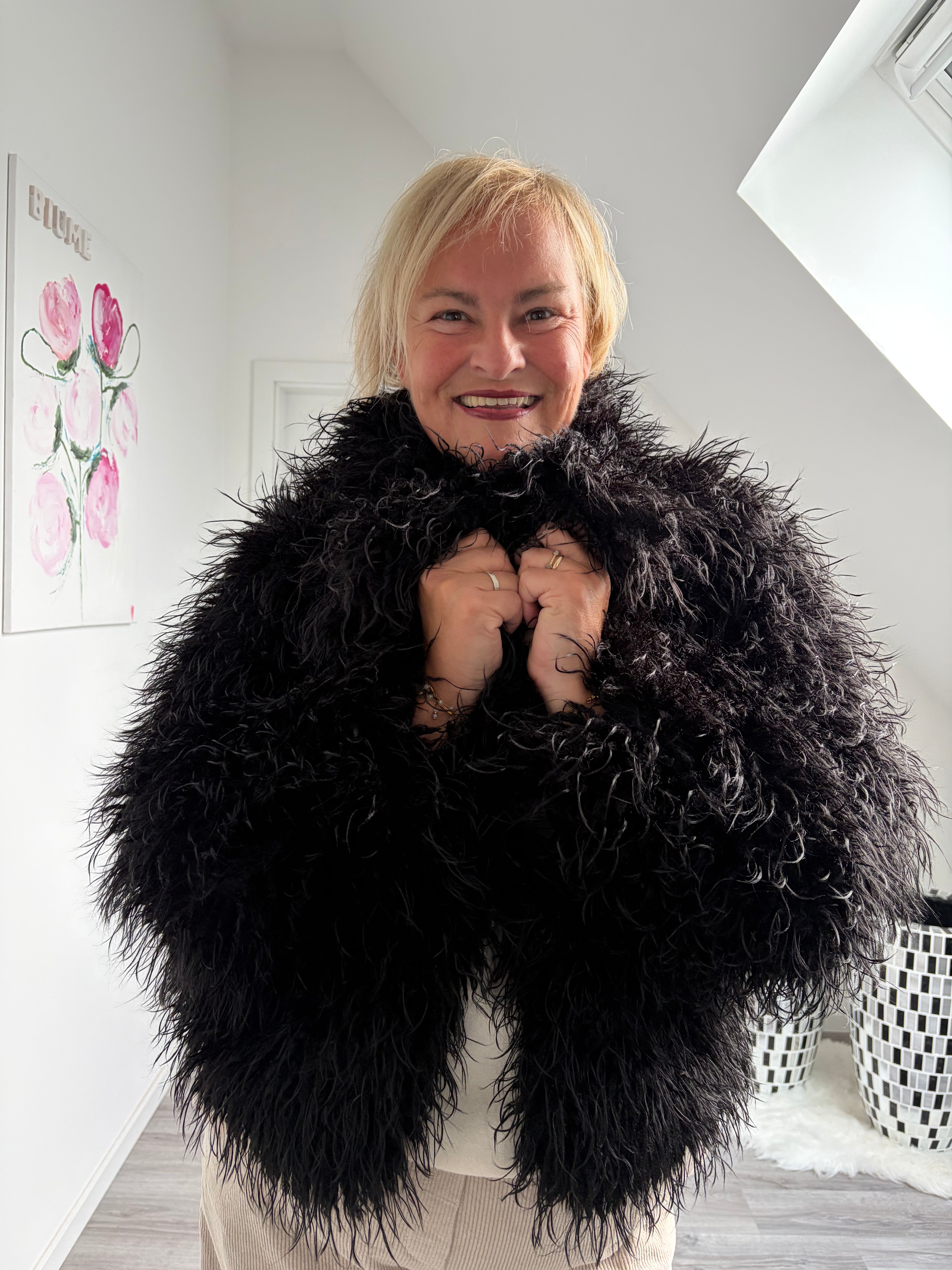 Zotteljacke mit Schlaufen