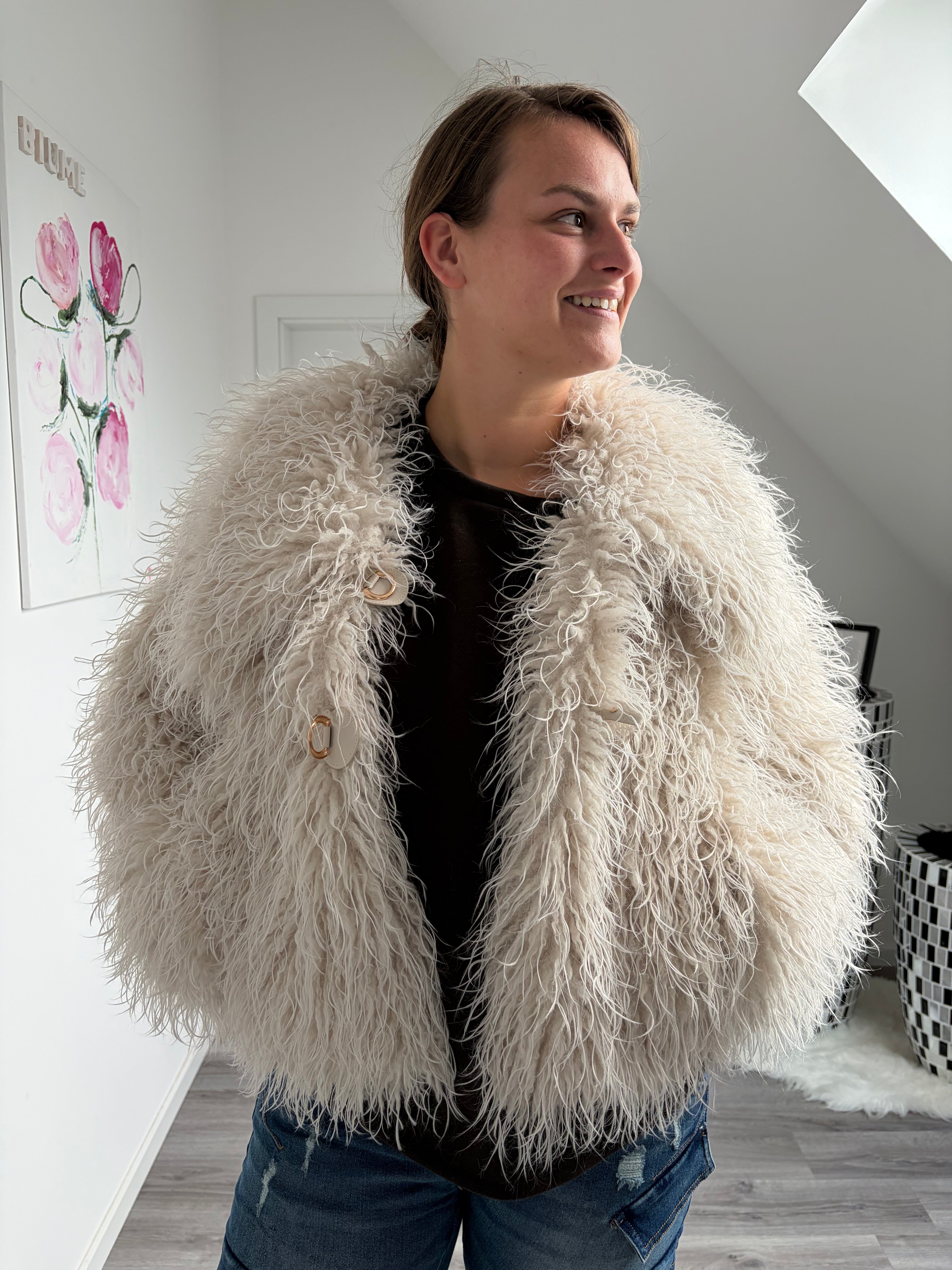 Zotteljacke mit Schlaufen