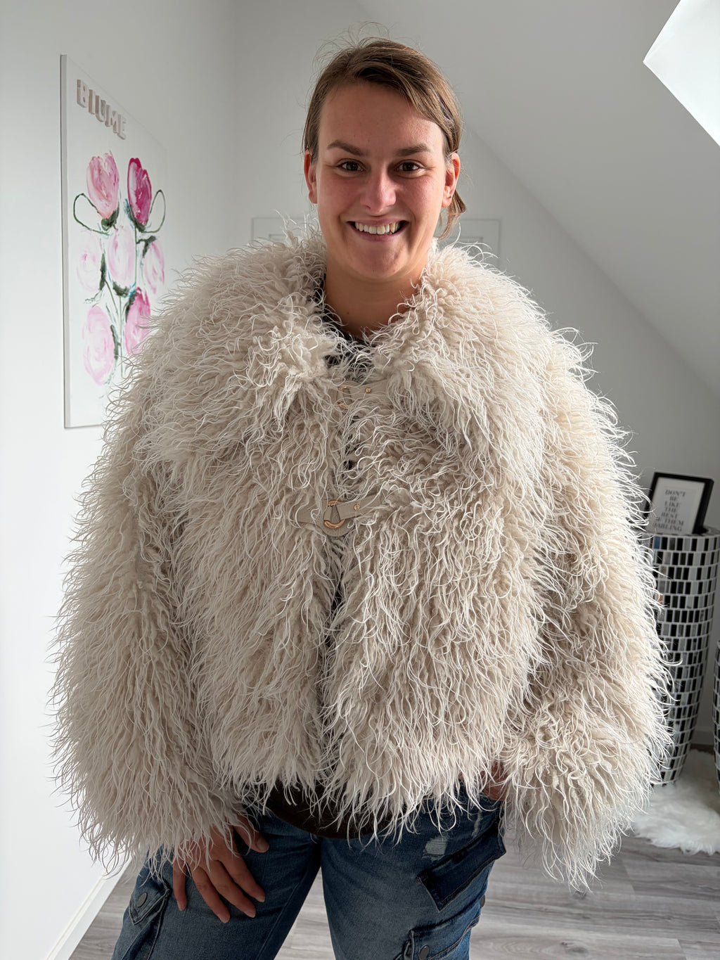 Zotteljacke mit Schlaufen