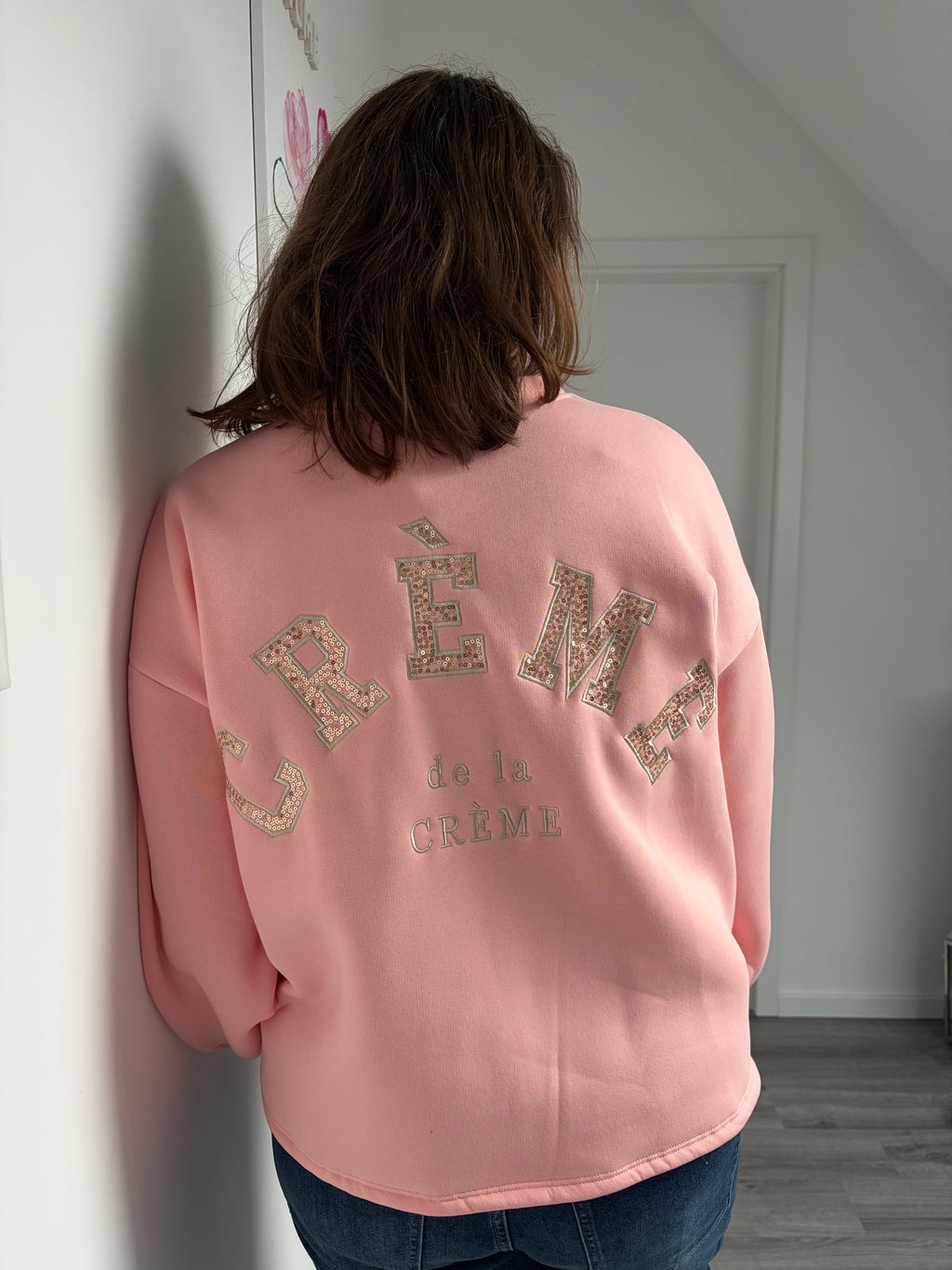 Statement Sweatshirt Creme de la Creme