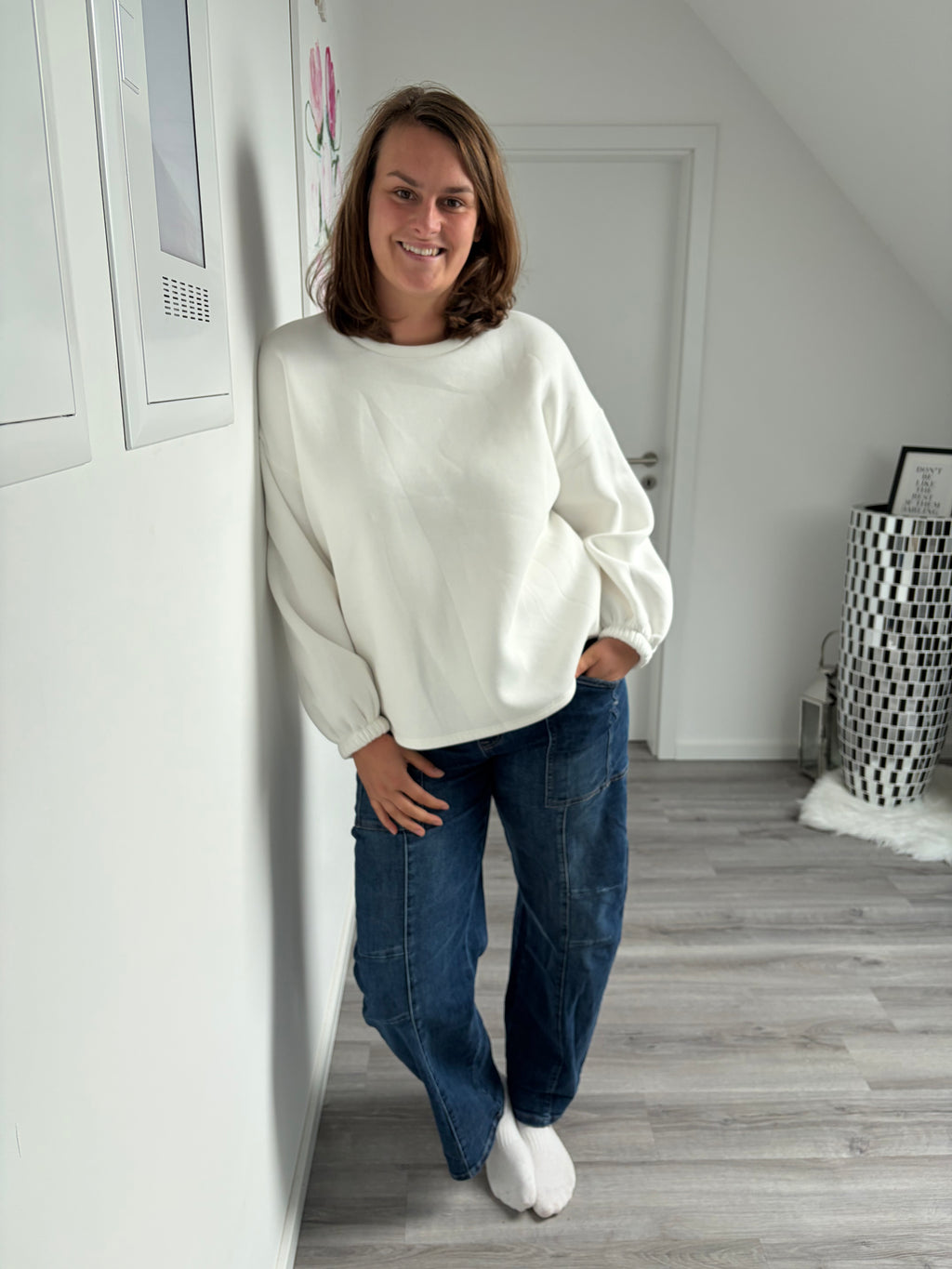 Statement Sweatshirt Creme de la Creme