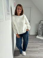 Statement Sweatshirt Creme de la Creme