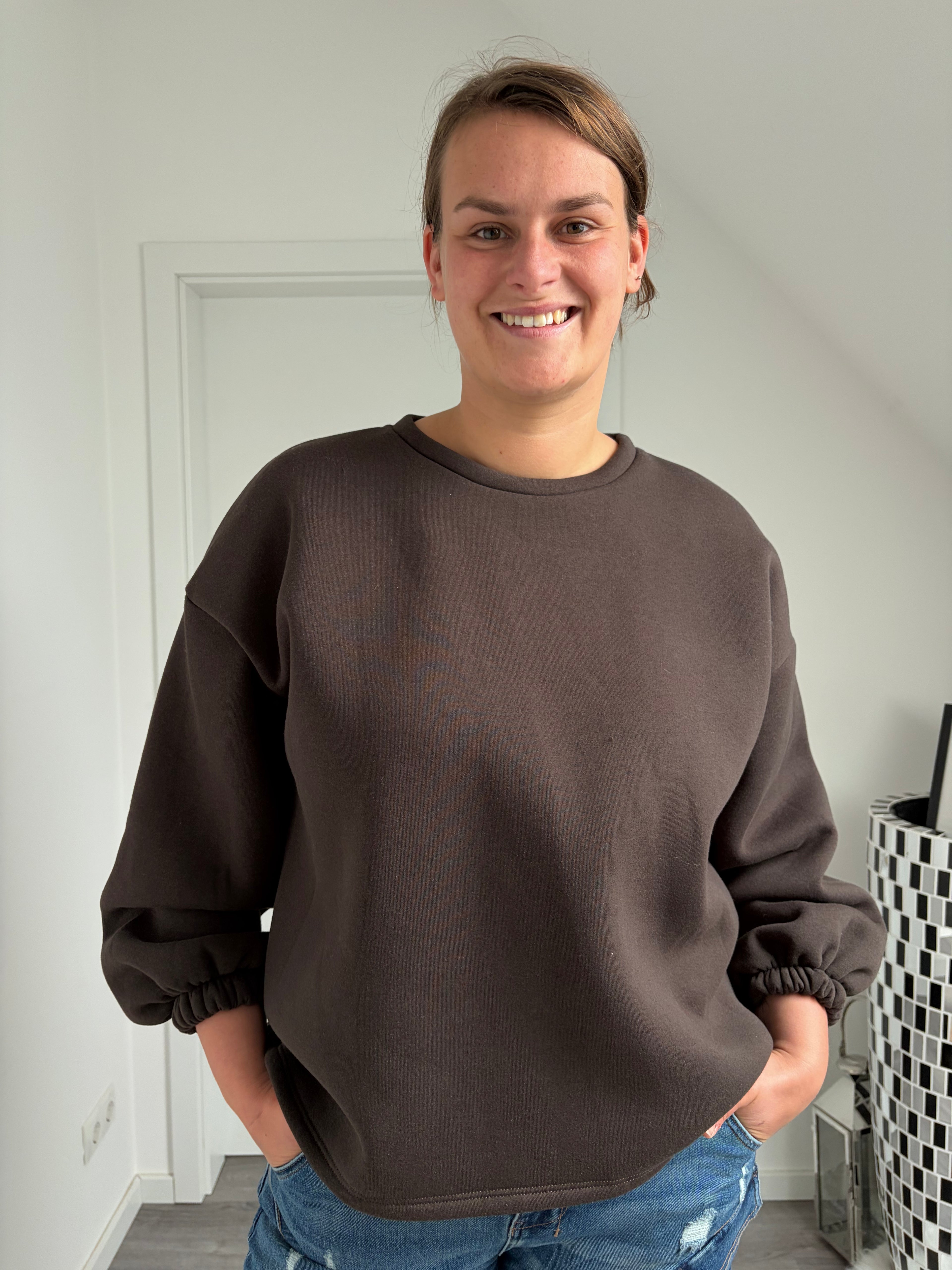 Statement Sweatshirt Creme de la Creme